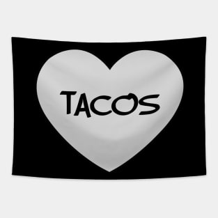 Tacos heart i love tacos taco lover Tapestry