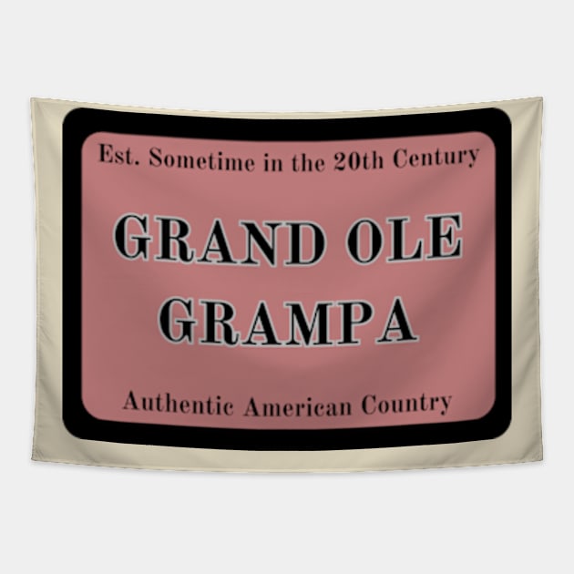 Grand Ole Grampa Tapestry by Desert Owl Designs