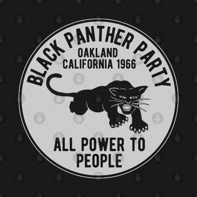 Oakland California 1966 Black Panther Party by Seaside Designs