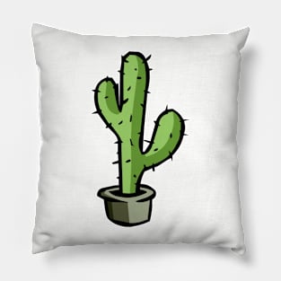 Cactus type Bd drawing Pillow