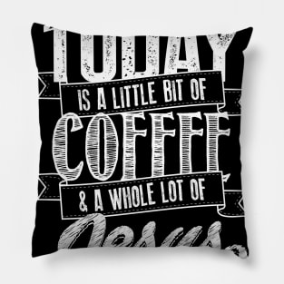 Jesus and Coffee Christian Tshirt Pillow