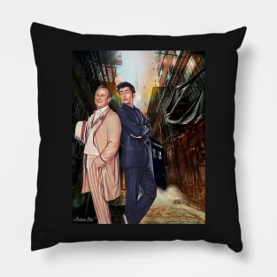 Me, Myself and I / 5th Doctor & 10th Doctor Pillow