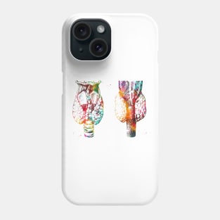 Anatomy of human thyroid gland Phone Case