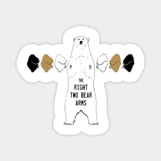 The Right Two Polar Bear Arms Magnet