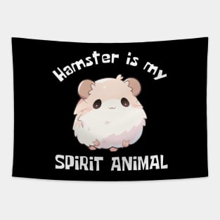 Hamster Is My Spirit Animal Funny Tapestry