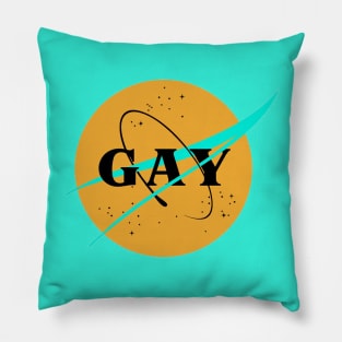 Nasa In Moon Guy Pillow