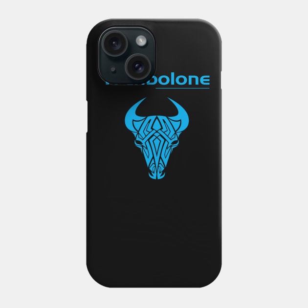 Trenbolone - Teal Phone Case by Roidula