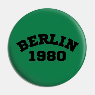 Vintage Berlin 1980 Retro Pin