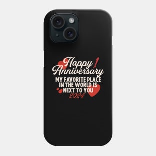 Happy anniversary 1 Phone Case