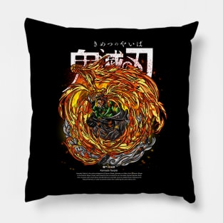 Fire Breathing Style! Hinokami Kagura Pillow