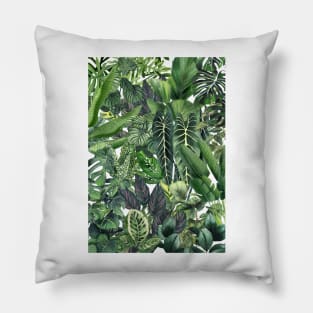 Urban Jungle Illustration 1 Pillow