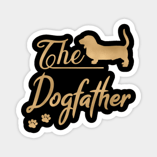 The Basset Hound Dogfather Magnet