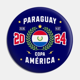 Paraguay Copa America 2024 Fan Gift Pin