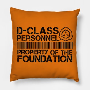 D-Class Personnel Test Subject Pillow