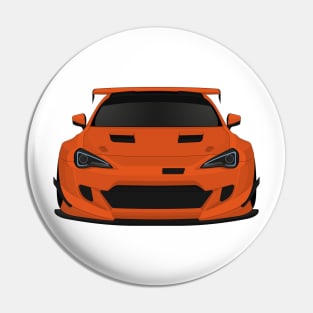 GT86 widebody Orange Pin