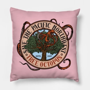 Save the Pacific Northwest Tree Octopus Pillow