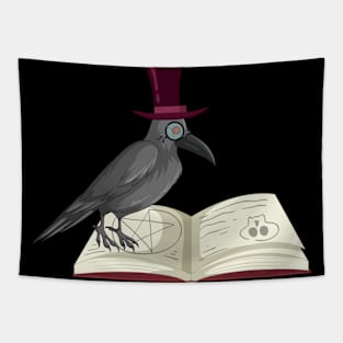 Dark Magic Raven Crow Tapestry