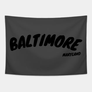 BALTIMORE MARYLAND BOLD PRINT DESIGN Tapestry