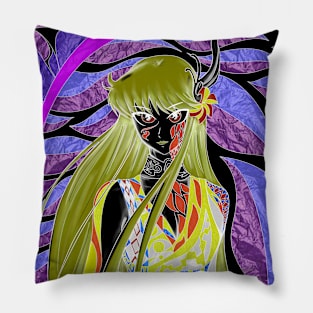 dark shadow athena no saint cloth ecopop Pillow