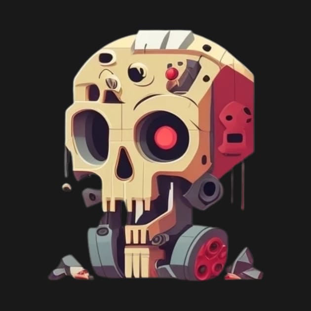 Robot skull by Crazy skull