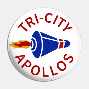 Defunct Tri-City Apollos CFL Football 1969 Pin