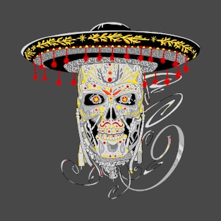 T-800 sugar skull T-Shirt