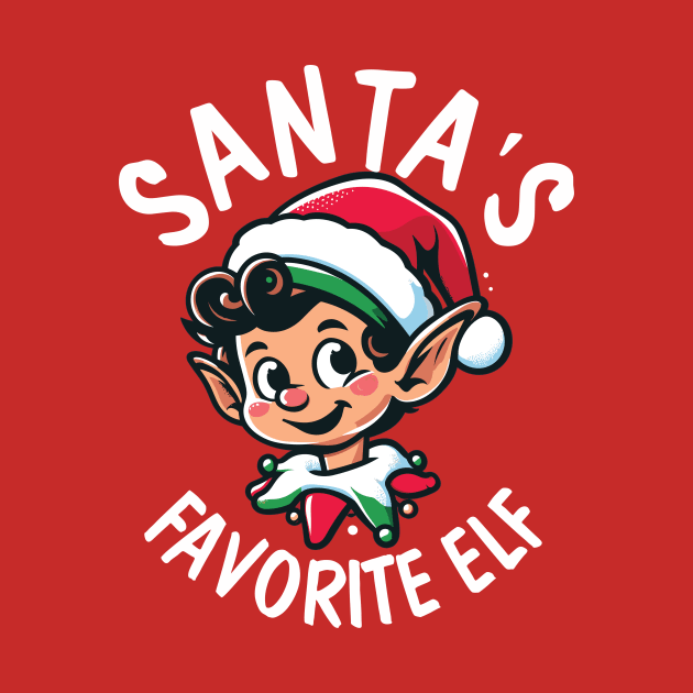 Santa's Favourite Elf - With Text by Sorry Frog