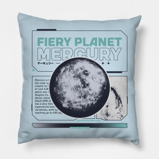 Planet Mercury Space Galaxy Planets Pillow