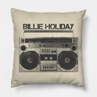 Billie Holiday / Hip Hop Tape Pillow