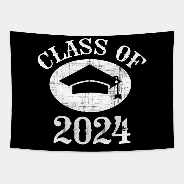 Class of 2024 Shirt Grow With Me First Day School Graduation Tapestry by kateeleone97023