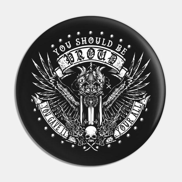 Gladiolus - Shield's Pride Pin by Nijuukoo