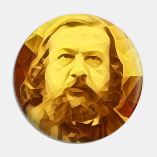 Theophile Gautier Golden Portrait | Theophile Gautier Artwork 9 Pin