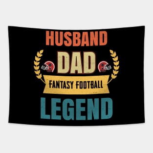 Husband Dad Fantasy Football Tapestry