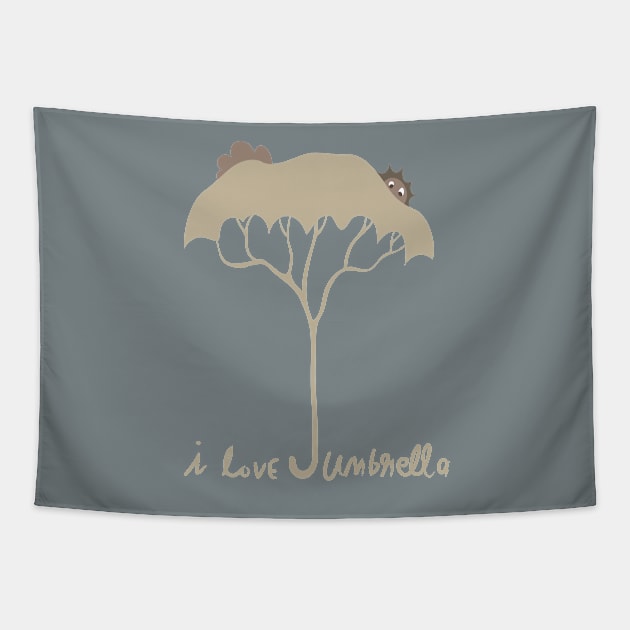 Umbrella Tapestry by martinussumbaji