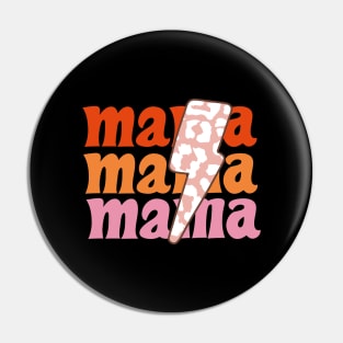 Funny Groovy Mothers day Pin