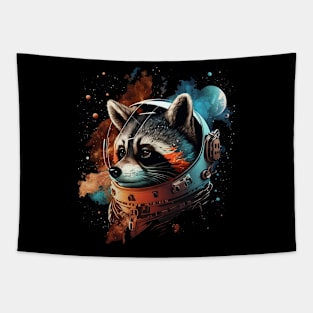 space raccoon Tapestry