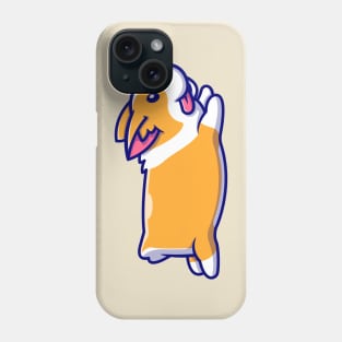 Cute Corgi Running Phone Case