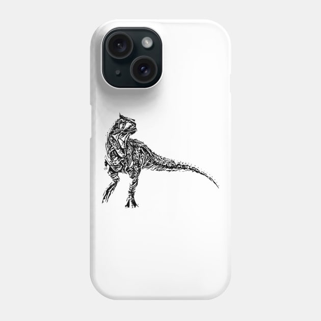 Carnotaurus Phone Case by Nimmersatt