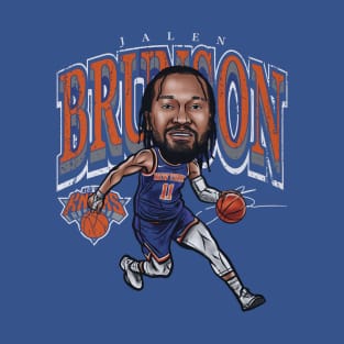 Jalen Brunson NYK Cartoon T-Shirt