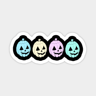 Pastel Pumpkins Magnet