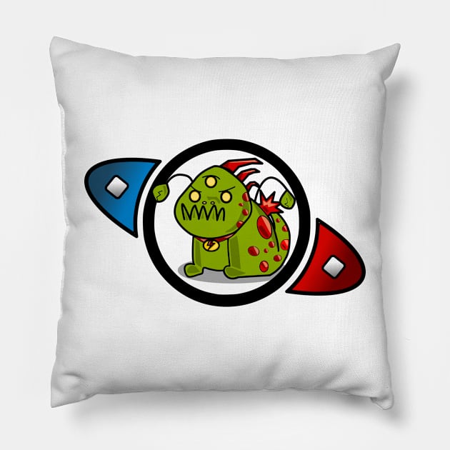 Awesomenauts - Cartoon Gnaw Pillow by Cactus Sands