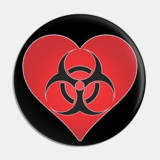 Love is a Wasteland (Darth Nerdboy Edition) Pin