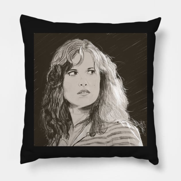 Chrissy Higgins from Friday the 13th Part Three Pillow by horrormaps