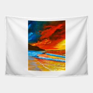 Sunset Hawaii Tapestry