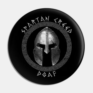 The Spartan Creed Pin