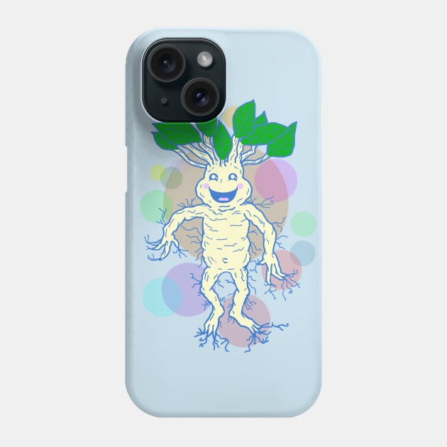 Happy Mandrake Phone Case by FancyKat