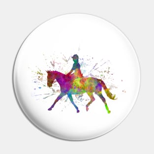 Watercolor horse show Pin