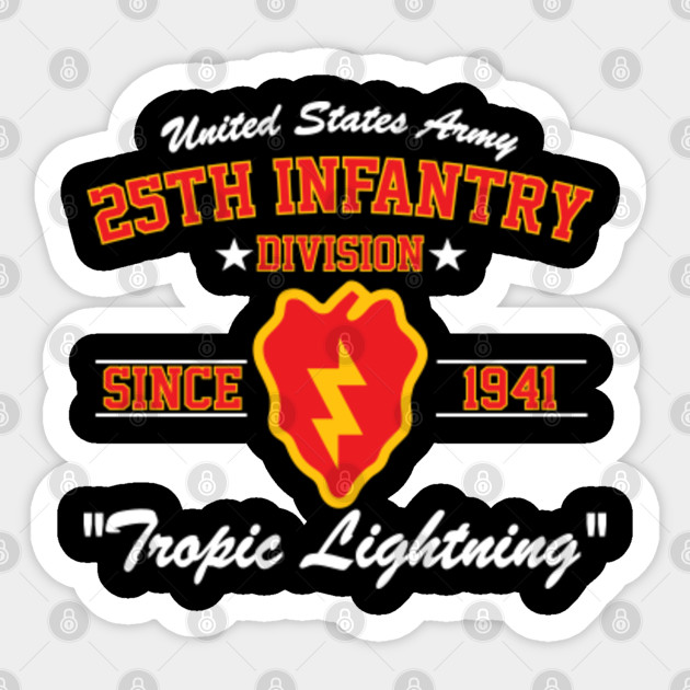 Us Army 25th Infantry Division 25th Infantry Division Sticker Teepublic Au