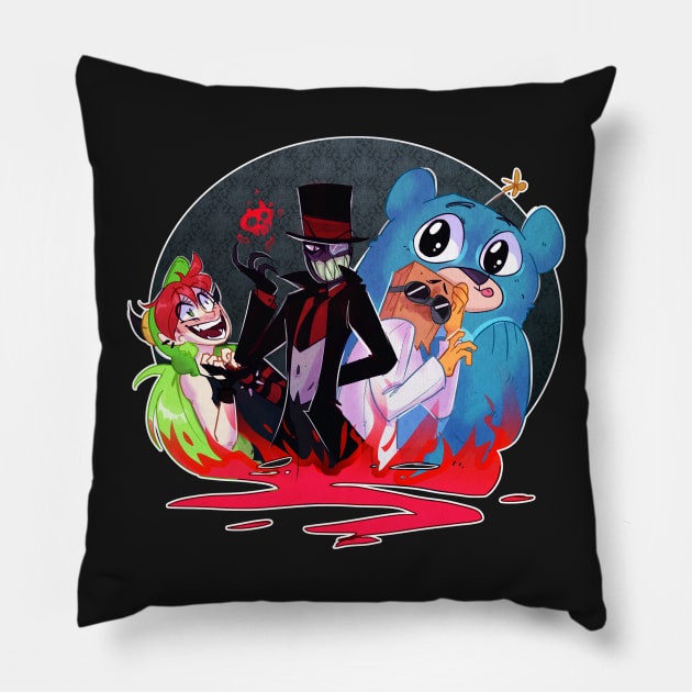 Villainous Pillow by DeepFriedPaint