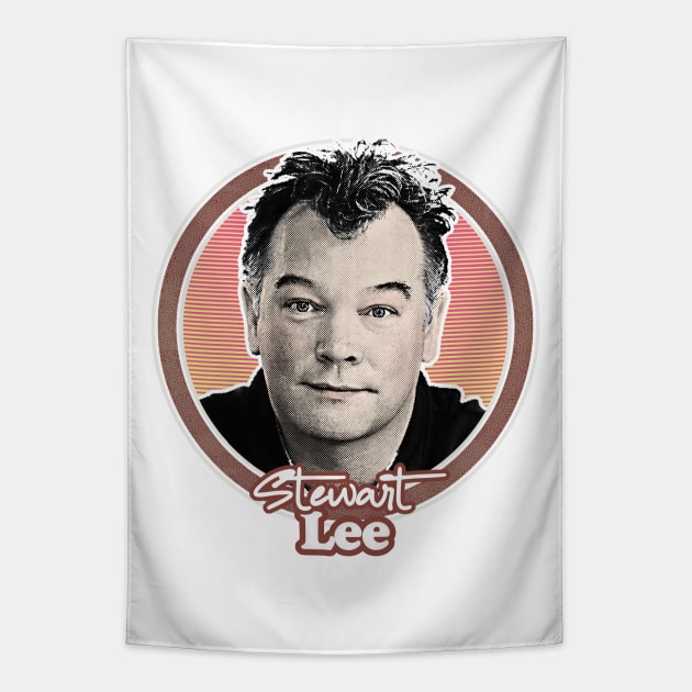 Stewart Lee / Retro Fan Art Design Tapestry by DankFutura